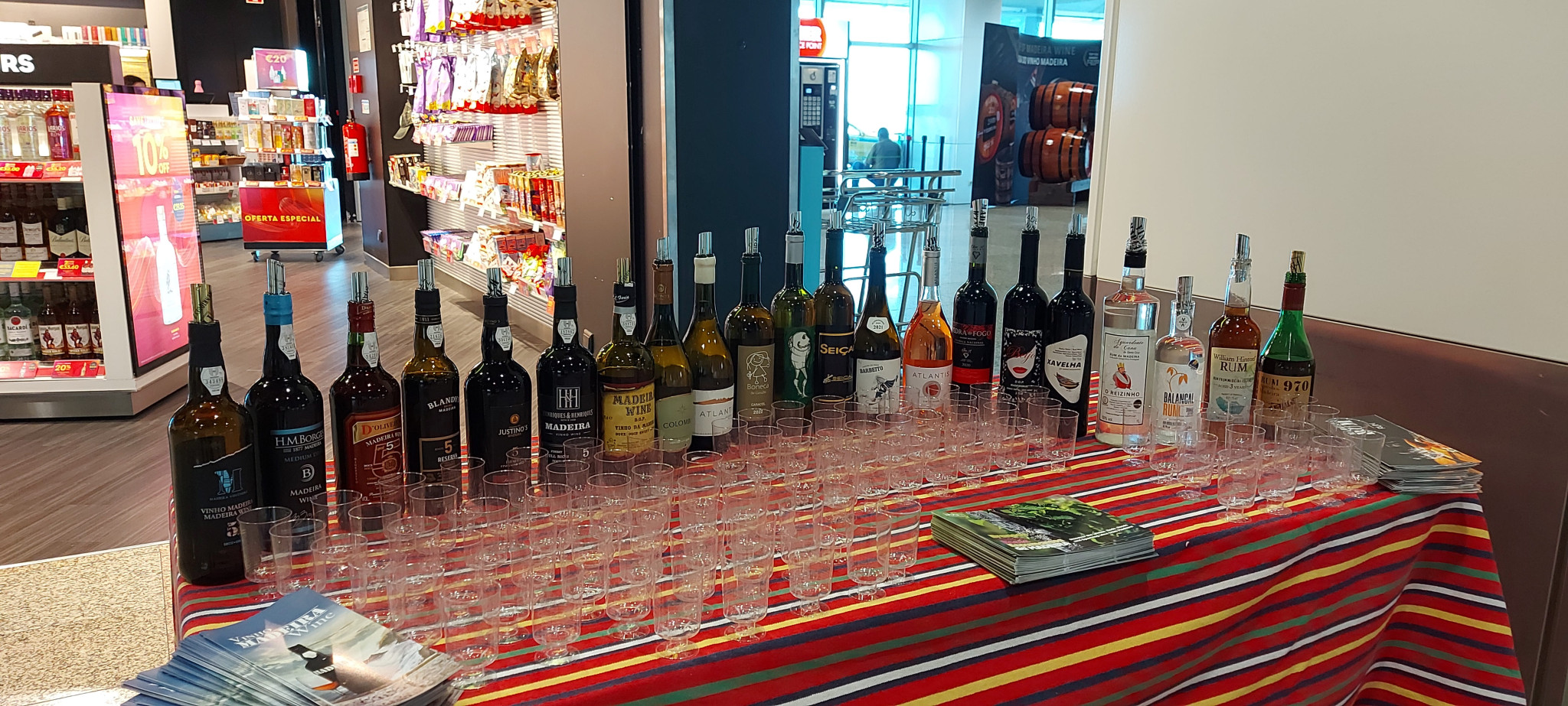 IVBAM promove Vinhos e Rum da Madeira no Aeroporto da Madeira