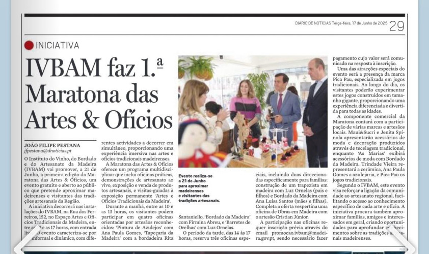IVBAM faz 1ª Maratona das Artes&Ofícios